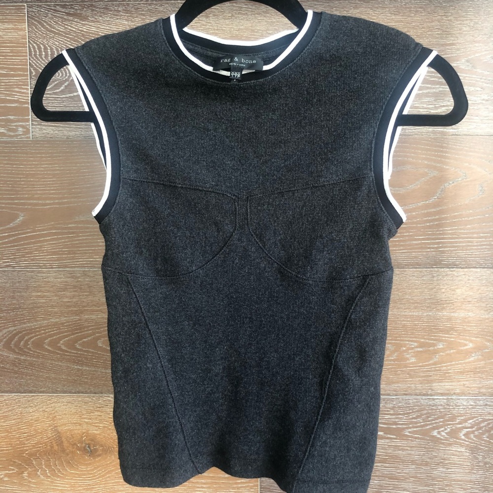 Rag & Bone Ribbed Crop Top